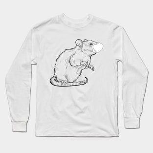 Rat with Mask Long Sleeve T-Shirt